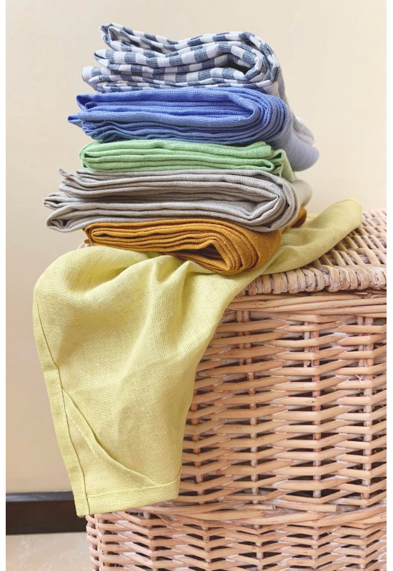 Linen Tea Towels 28 COLORS, Soft Kitchen Towels, Natural Fabric Dishcloths,  Guest Linen Towels, Dish Towels, Hand Towels, Guest Towels, Gift 
