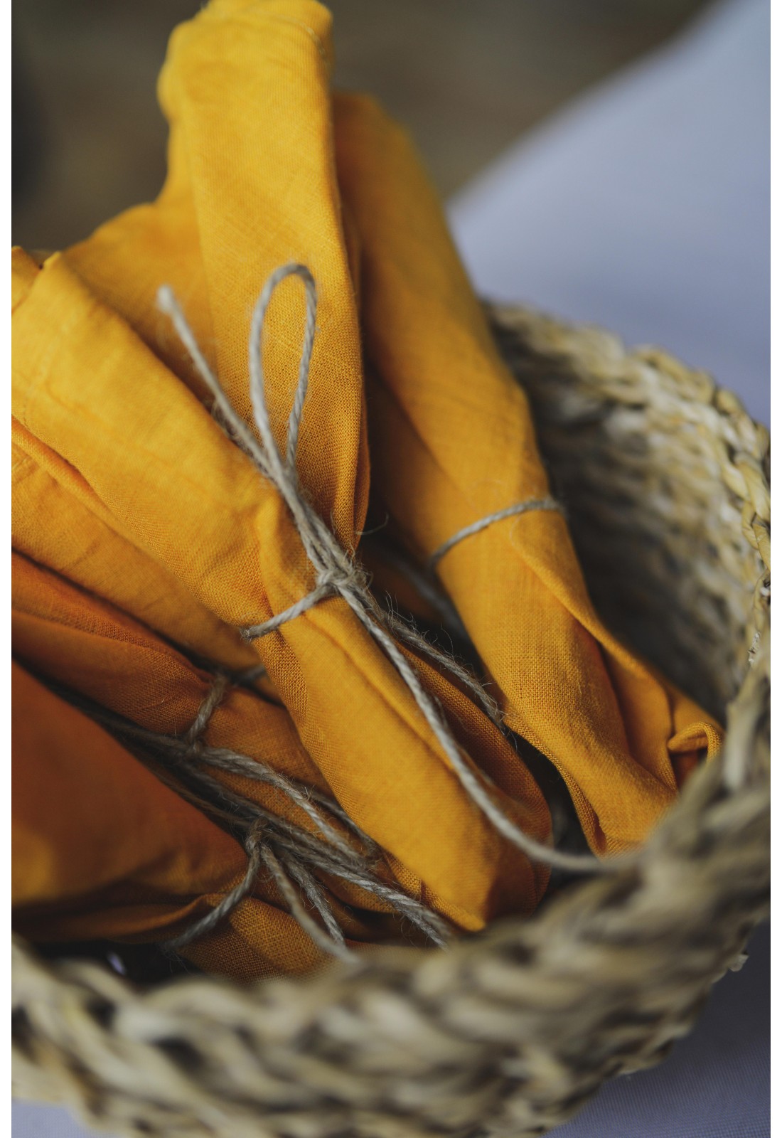 Mustard yellow cloth napkins – My Kitchen Linens