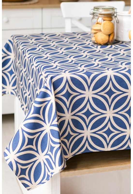 Waterproof cotton tablecloth | 4 colors of abstract prints