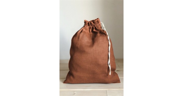 Linen Storage Bag. Washed Soft Linen Laundry Bag With Drawstring. Natural  Stonewashed Linen Reusable Toys Bag . Linen Bread Keeper 
