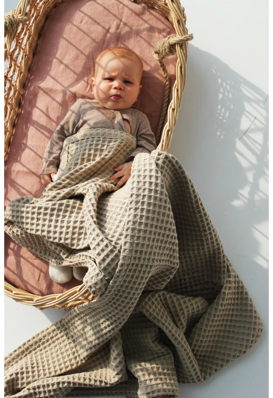 Discover Our Luxurious 100% Cotton Waffle Baby Blankets in 20 Vibrant Colors