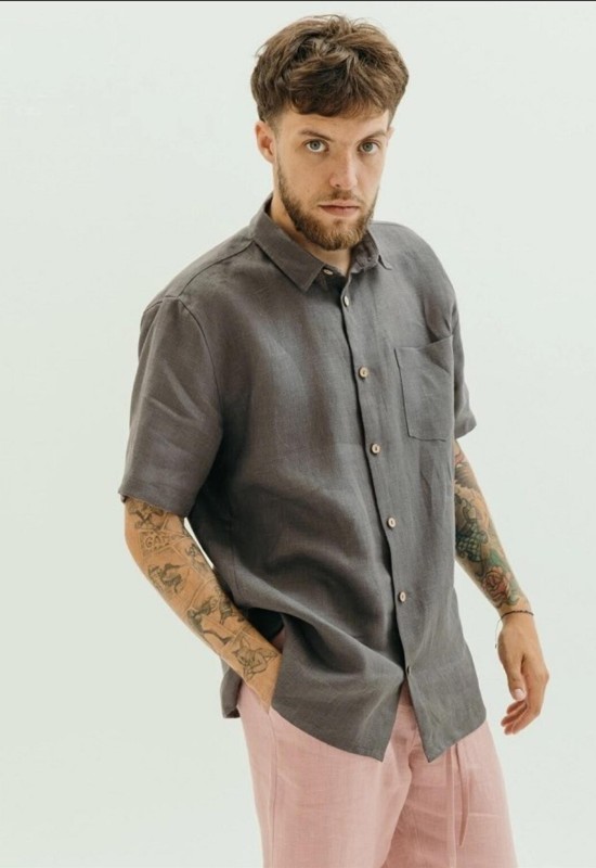 Black Linen Shirt – Casual & Stylish