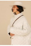 Quilted Linen Coat for Women