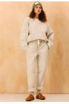 Quilted Linen Pants for Women